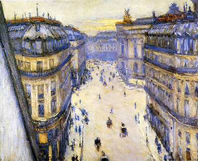 Rue Halevy, Seen from the Sixth Floor Gustave Caillebotte